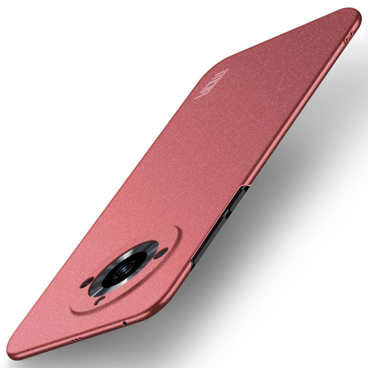 For Realme 11 Pro+ MOFI Fandun Series Frosted PC Ultra-thin All-inclusive Phone Case(Red) - Realme Cases by MOFI | Online Shopping South Africa | PMC TechLife