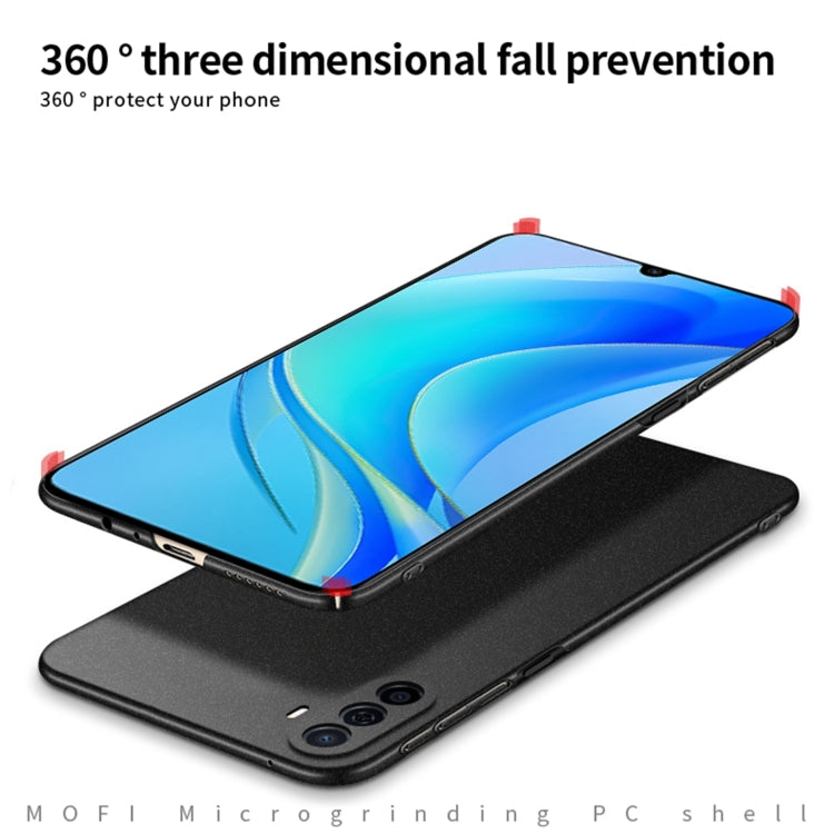 For Huawei Enjoy 50 / nova Y70 Plus MOFI Fandun Series Frosted PC Ultra-thin All-inclusive Phone Case(Black) - free shipping - PMC TechLife - Order now!