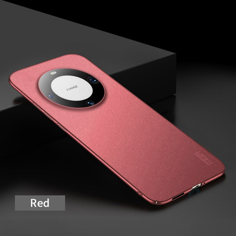 For Huawei Mate 60 Pro MOFI Fandun Series Frosted PC Ultra-thin All-inclusive Phone Case(Red) - Huawei Cases by MOFI | Online Shopping South Africa | PMC TechLife | Buy Now Pay Later Mobicred