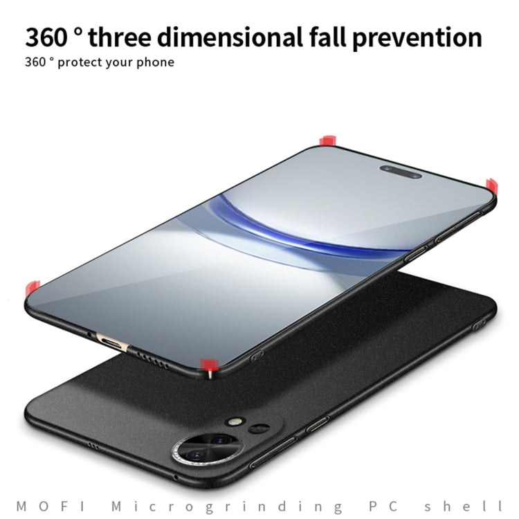 For Huawei nova 12 Pro / 12 Ultra MOFI Fandun Series Frosted PC Ultra-thin All-inclusive Phone Case(Black) - Huawei Cases by MOFI | Online Shopping South Africa | PMC TechLife | Buy Now Pay Later Mobicred