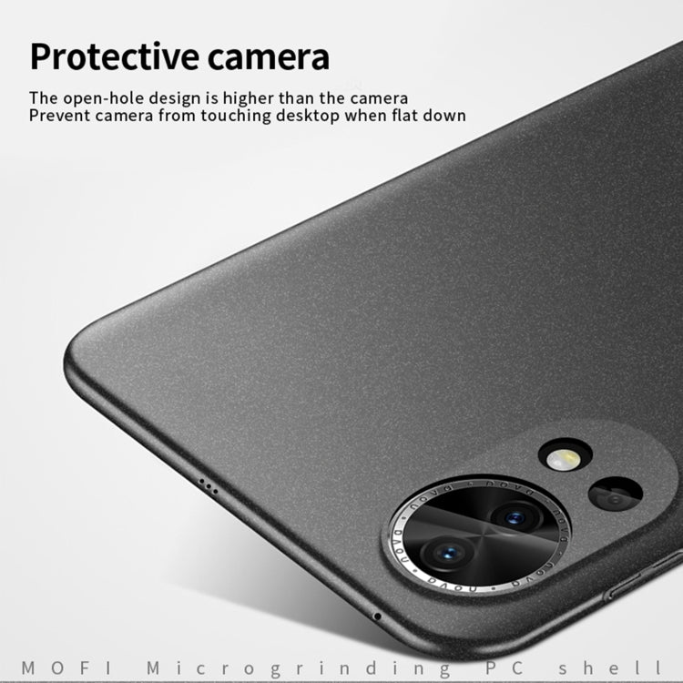 For Huawei nova 12 Pro / 12 Ultra MOFI Fandun Series Frosted PC Ultra-thin All-inclusive Phone Case(Blue) - Huawei Cases by MOFI | Online Shopping South Africa | PMC TechLife | Buy Now Pay Later Mobicred