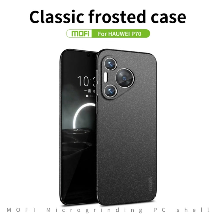 For Huawei P70 MOFI Fandun Series Frosted PC Ultra-thin All-inclusive Phone Case(Red) - Huawei Cases by MOFI | Online Shopping South Africa | PMC TechLife