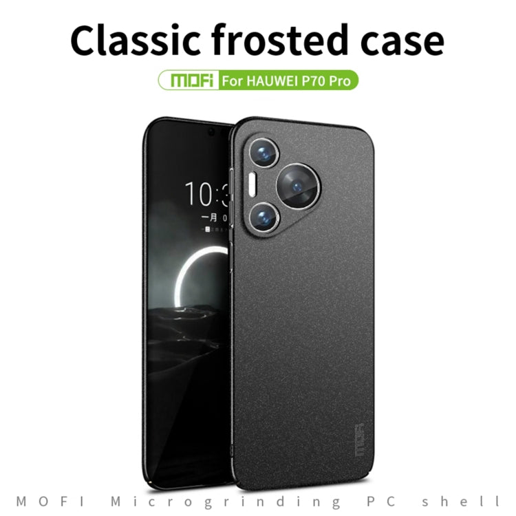 For Huawei P70 Pro MOFI Fandun Series Frosted PC Ultra-thin All-inclusive Phone Case(Green) - Huawei Cases by MOFI | Online Shopping South Africa | PMC TechLife
