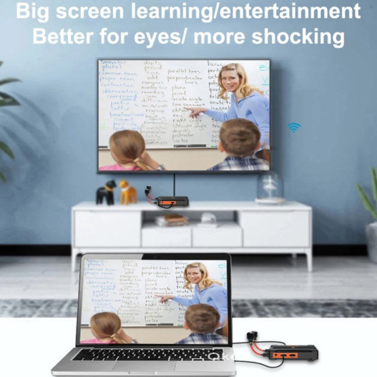 900S Pro Wireless Screen Casting HD Video Transmitter Receiver 300m Wireless Display Dongle Adapter(EU Plug) - Adapter by PMc TechLife | Online Shopping South Africa | PMc TechLife | Buy Now Pay Later Mobicred