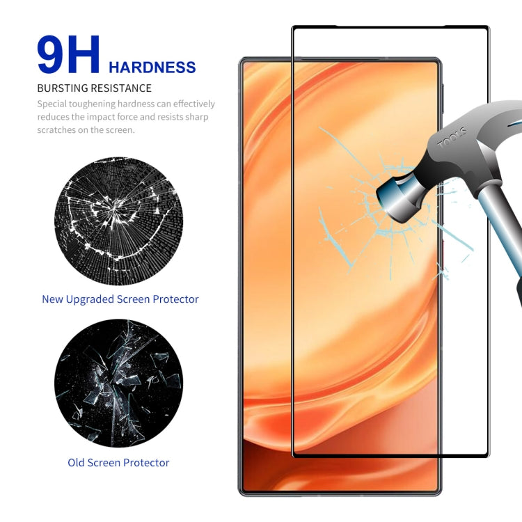 For ZTE Nubia Z50 Ultra 10pcs ENKAY Hat-Prince Full Glue High Aluminum-silicon Tempered Glass Film - ZTE Tempered Glass by ENKAY | Online Shopping South Africa | PMC TechLife | Buy Now Pay Later Mobicred