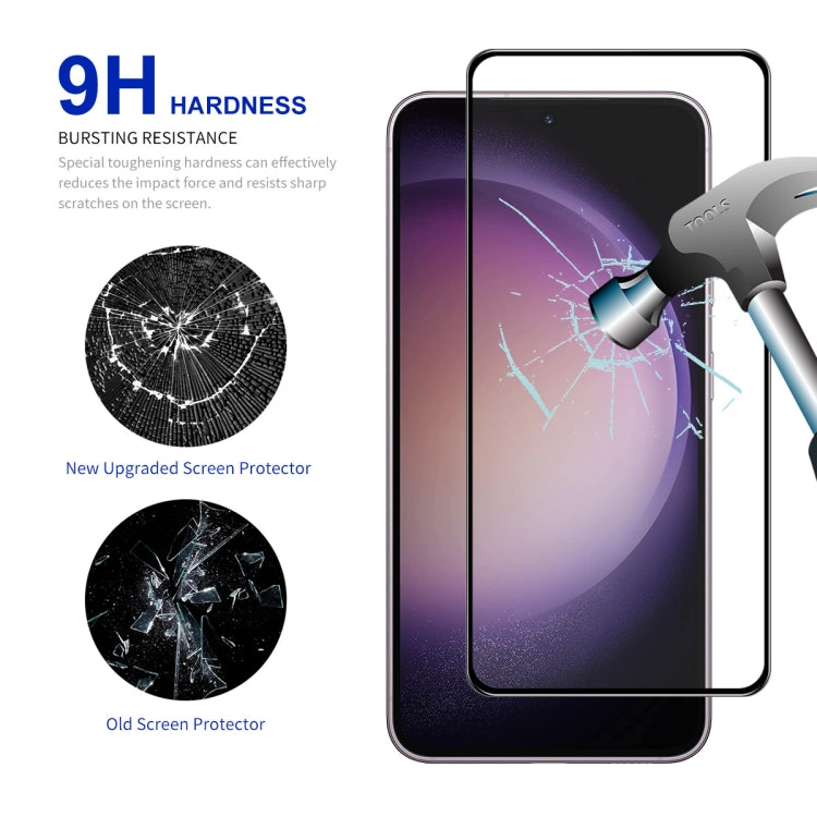 For Samsung Galaxy S24 FE 5G ENKAY Hat-Prince Full Glue High Aluminum-silicon Tempered Glass Film - free shipping - PMC Jewellery - Order now!
