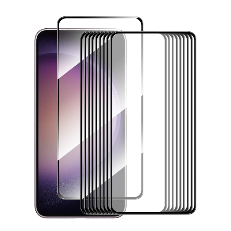 For Samsung Galaxy S24 FE 5G 10pcs ENKAY Hat-Prince Full Glue High Aluminum-silicon Tempered Glass Film - free shipping - PMC Jewellery - Order now!