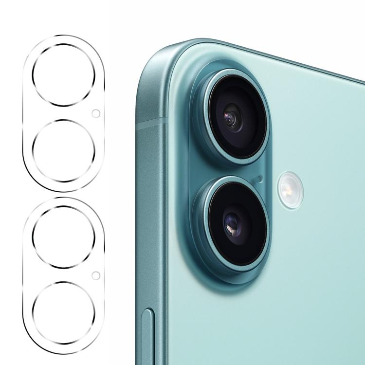 For iPhone 17 2pcs ENKAY Hat-Prince 9H Rear Camera Lens Tempered Glass Film - iPhone 17 Tempered Glass by ENKAY | Online Shopping South Africa | PMC TechLife | Buy Now Pay Later Mobicred
