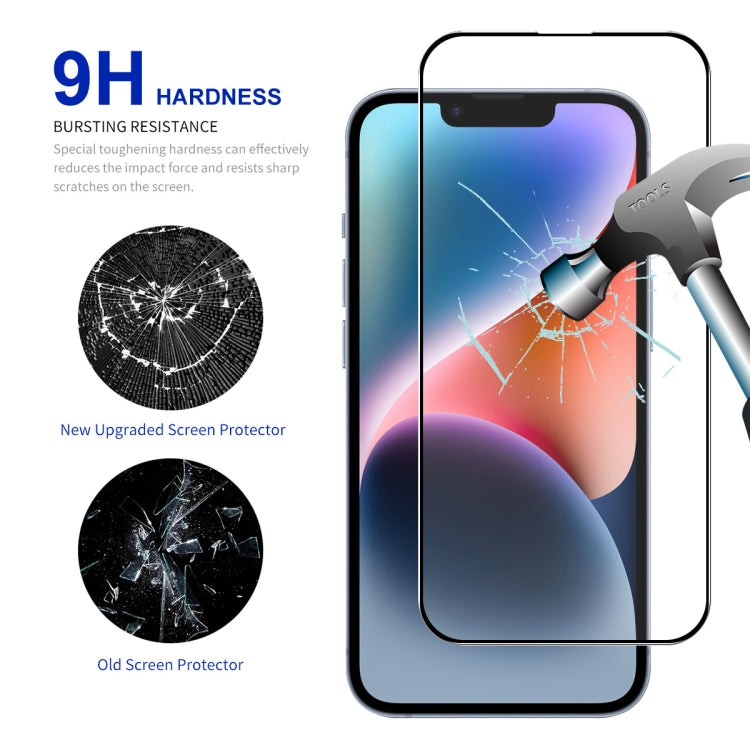 For iPhone 15 ENKAY Full Glue High Aluminum-silicon Tempered Glass Film - free shipping - PMC TechLife - Order now!