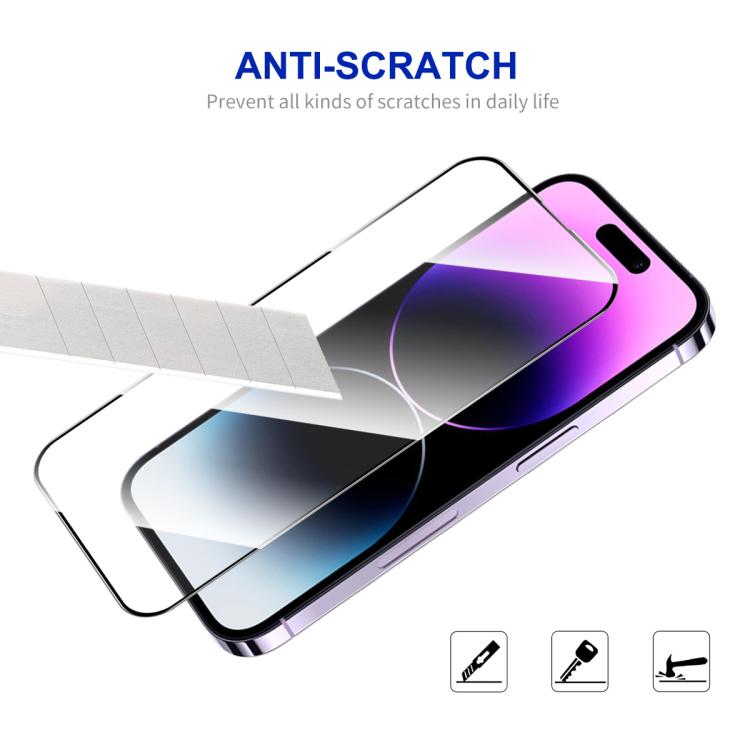 For iPhone 16 10pcs ENKAY Full Glue High Aluminum-silicon Tempered Glass Film - iPhone 16 Tempered Glass by ENKAY | Online Shopping South Africa | PMC TechLife | Buy Now Pay Later Mobicred