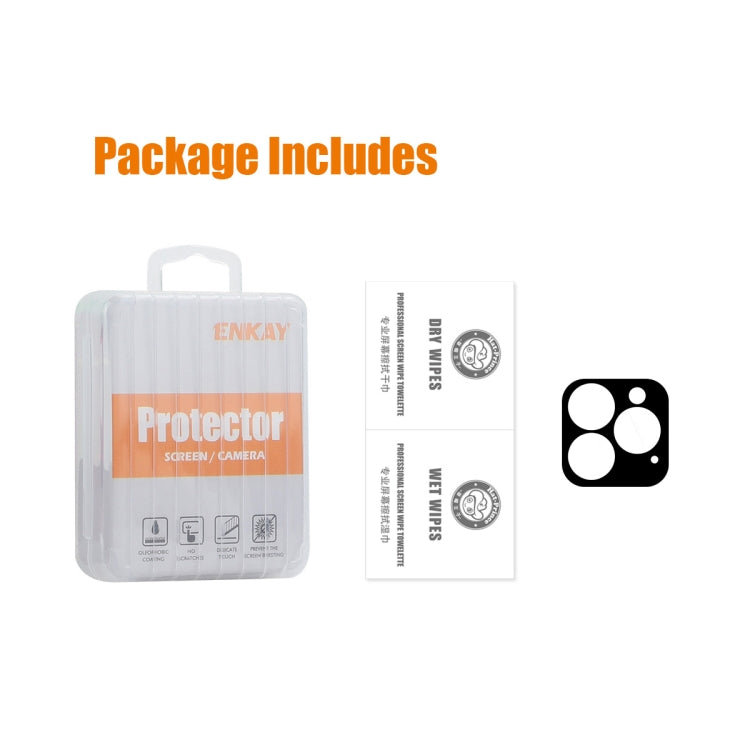 For iPhone 16 Pro / 16 Pro Max ENKAY Hat-Prince 9H Rear Camera Lens Tempered Glass Film - iPhone 16 Pro Max Tempered Glass by ENKAY | Online Shopping South Africa | PMC TechLife | Buy Now Pay Later Mobicred