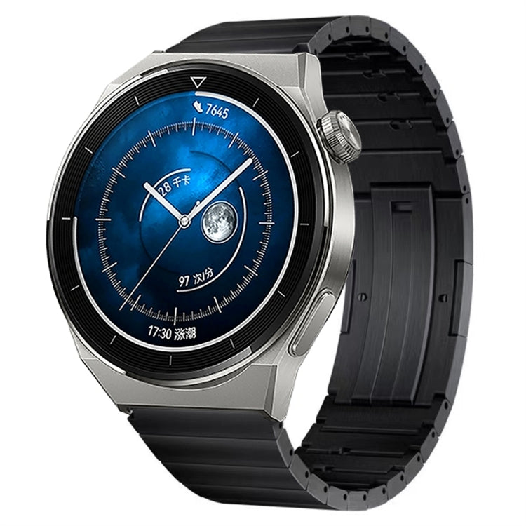 For Huawei Watch GT3 Pro 46mm Titanium Alloy Quick Release Watch Band(Black) - Watch Bands by PMC TechLife | Online Shopping South Africa | PMC TechLife