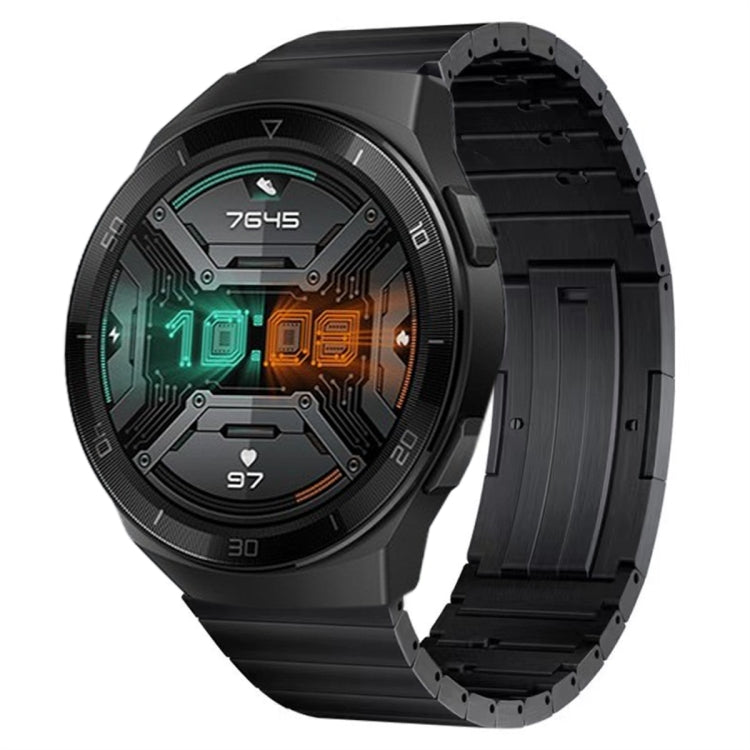 For Huawei Watch GT 2e Titanium Alloy Quick Release Watch Band(Black) - Watch Bands by PMC TechLife | Online Shopping South Africa | PMC TechLife