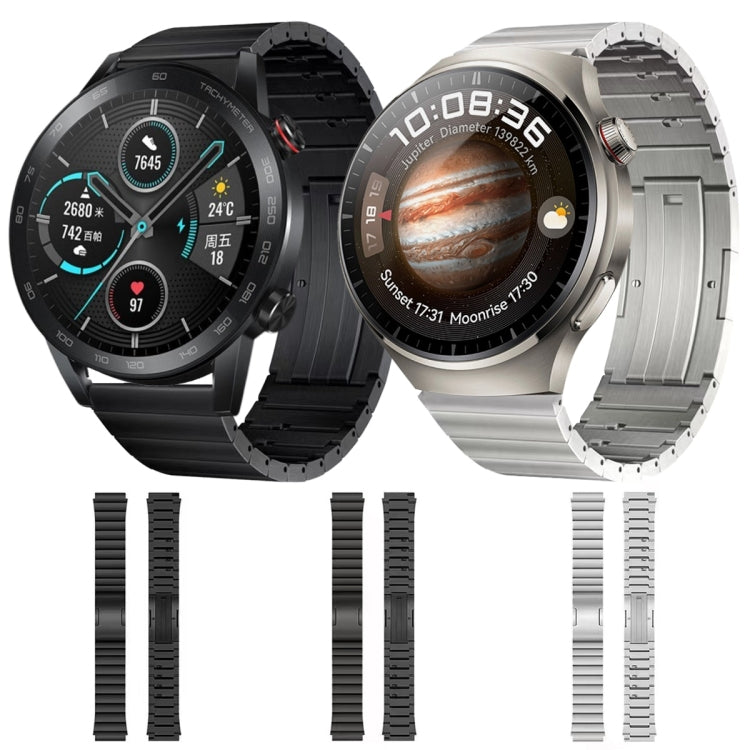For Huawei Watch GT2 46mm Titanium Alloy Quick Release Watch Band(Black) - free shipping - PMC TechLife - Order now!