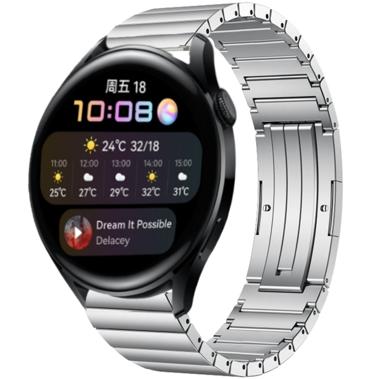 For Huawei Watch 3 One Bead Titanium Alloy Watch Band(Silver) - Watch Bands by PMC TechLife | Online Shopping South Africa | PMC TechLife