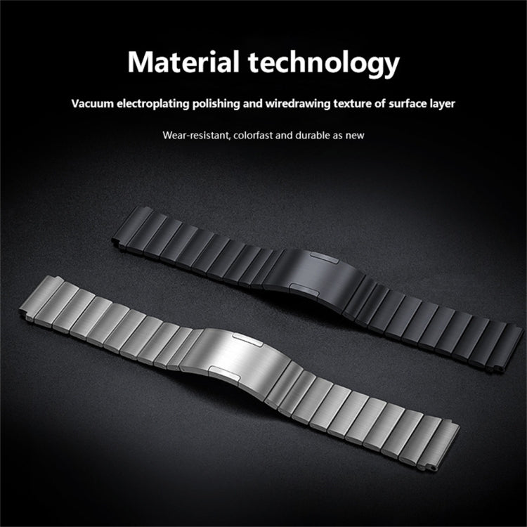 For Huawei Watch GT 3 Pro 46mm One Bead Titanium Alloy Watch Band(Black) - Watch Bands by PMC TechLife | Online Shopping South Africa | PMC TechLife