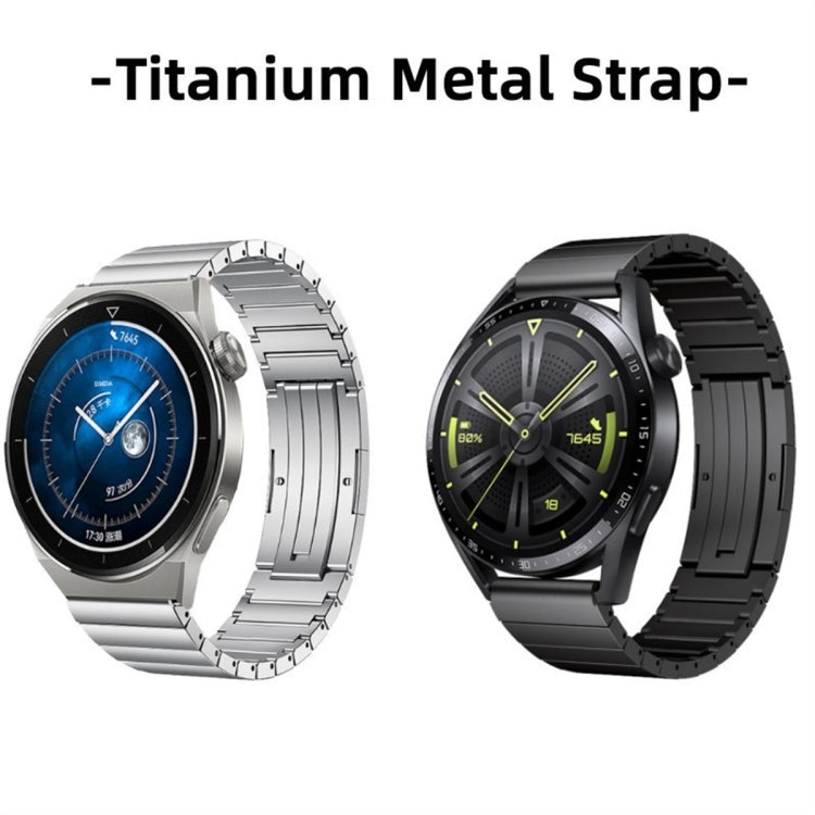 For Samsung Galaxy Watch 46mm One Bead Titanium Alloy Watch Band(Silver) - Watch Bands by PMC TechLife | Online Shopping South Africa | PMC TechLife
