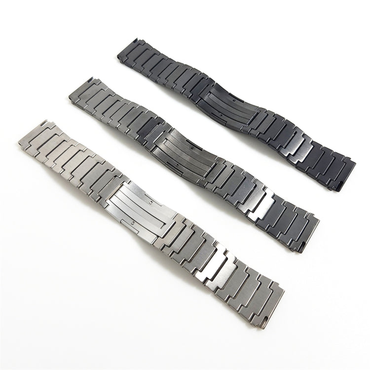 For Samsung Gear S3 Frontier One Bead Titanium Alloy Watch Band(Black) - Watch Bands by PMC TechLife | Online Shopping South Africa | PMC TechLife