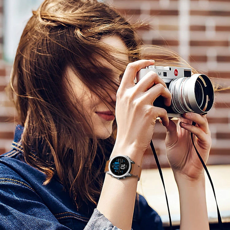 For Garmin Fenix 3 HR Leather Textured 26mm Watch Band(Brown) - Watch Bands by PMC TechLife | Online Shopping South Africa | PMC TechLife | Buy Now Pay Later Mobicred