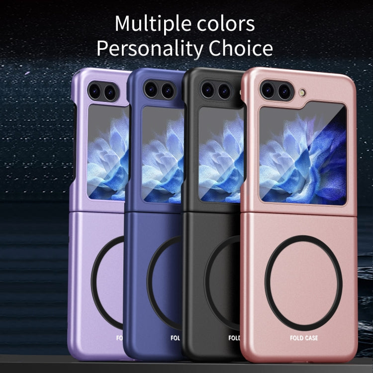For Samsung Galaxy Z Flip5 5G Skin Feel Magnetic Shockproof Protective Phone Case(Pink) - Galaxy Z Flip5 Cases by PMC TechLife | Online Shopping South Africa | PMC TechLife