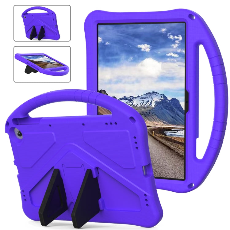 For Amazon Fire Max 11 2023 EVA Shockproof Tablet Case with Holder(Purple) - Amazon by PMC TechLife | Online Shopping South Africa | PMC TechLife | Buy Now Pay Later Mobicred