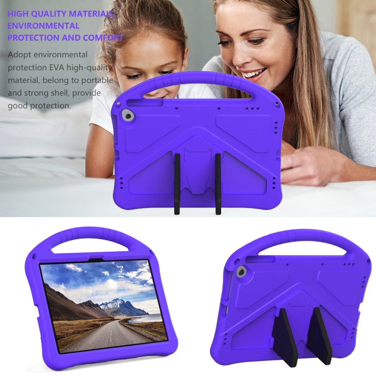 For Amazon Fire Max 11 2023 EVA Shockproof Tablet Case with Holder(Purple) - Amazon by PMC TechLife | Online Shopping South Africa | PMC TechLife | Buy Now Pay Later Mobicred