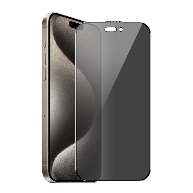 For iPhone 16 Pro ENKAY Hat-Prince 28 Degree Anti-peeping Tempered Glass Full Screen Film - iPhone 16 Pro Tempered Glass by ENKAY | Online Shopping South Africa | PMC TechLife | Buy Now Pay Later Mobicred