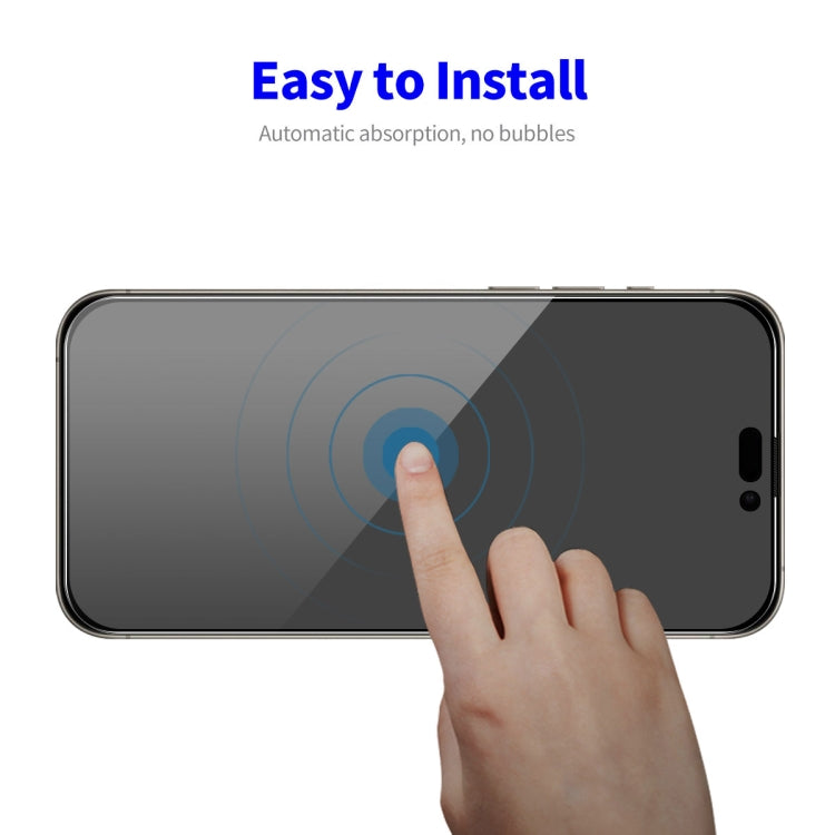 For iPhone 16 Pro Max 2pcs ENKAY Hat-Prince 28�� Anti-peeping Tempered Glass Protector Full Screen Film - iPhone 16 Pro Max Tempered Glass by ENKAY | Online Shopping South Africa | PMC TechLife | Buy Now Pay Later Mobicred