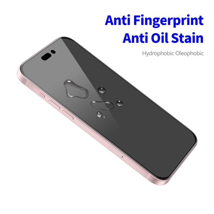 For iPhone 16 5pcs ENKAY Hat-Prince 28�� Anti-peeping Tempered Glass Protector Full Screen Film - free shipping - PMC TechLife - Order now!