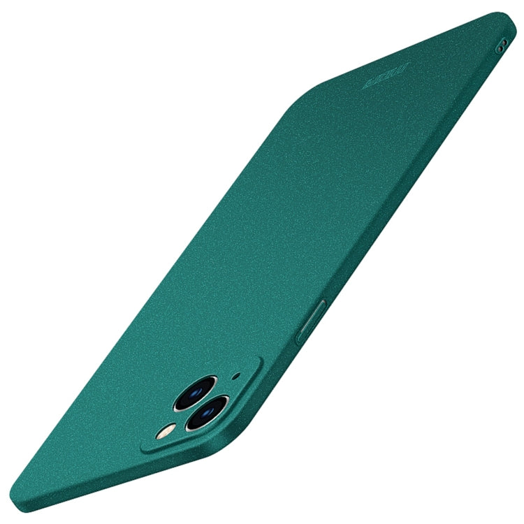 For iPhone 15 MOFI Fandun Series Frosted PC Ultra-thin All-inclusive Phone Case(Green) - free shipping - PMC TechLife - Order now!