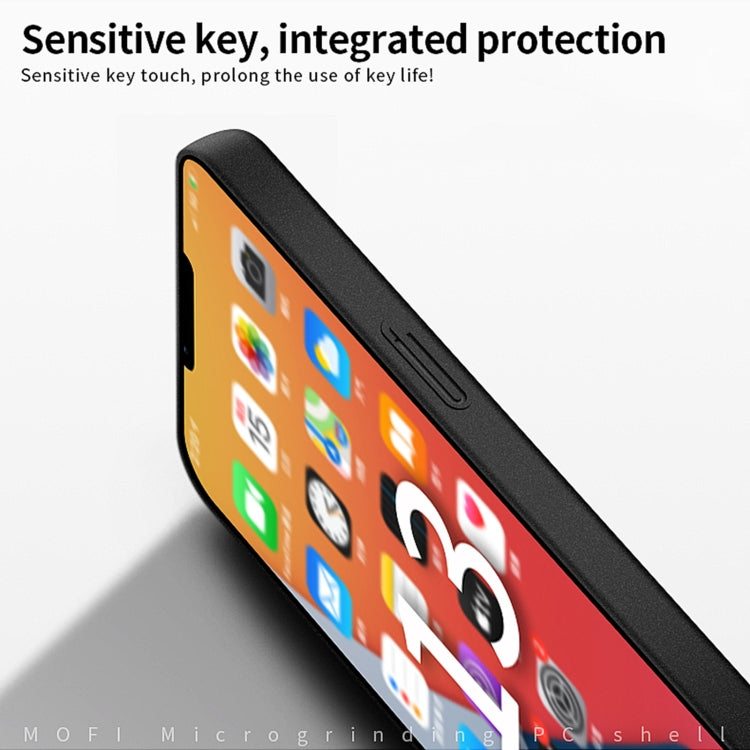 For iPhone 15 MOFI Fandun Series Frosted PC Ultra-thin All-inclusive Phone Case(Red) - iPhone 15 Cases by MOFI | Online Shopping South Africa | PMC TechLife | Buy Now Pay Later Mobicred