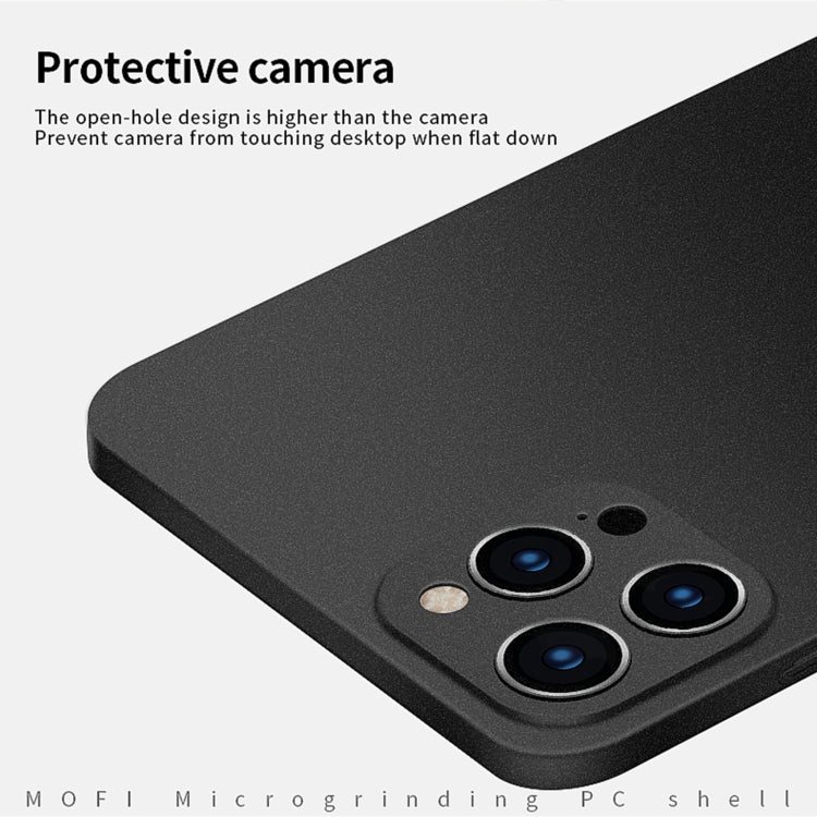 For iPhone 15 Pro MOFI Fandun Series Frosted PC Ultra-thin All-inclusive Phone Case(Green) - iPhone 15 Pro Cases by MOFI | Online Shopping South Africa | PMC TechLife | Buy Now Pay Later Mobicred