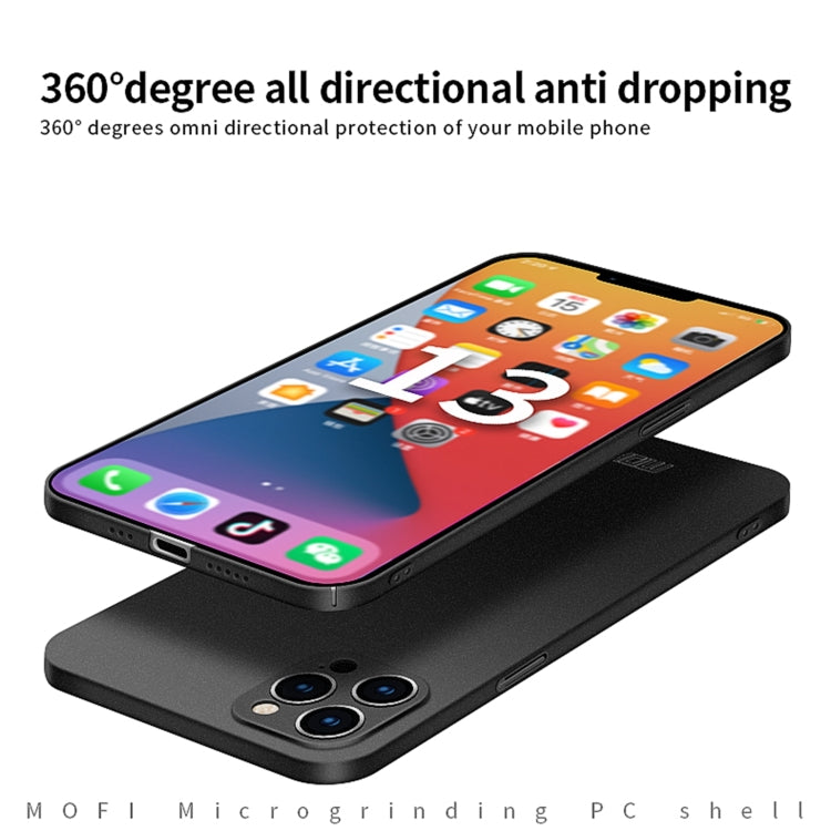 For iPhone 15 Pro MOFI Fandun Series Frosted PC Ultra-thin All-inclusive Phone Case(Green) - iPhone 15 Pro Cases by MOFI | Online Shopping South Africa | PMC TechLife | Buy Now Pay Later Mobicred