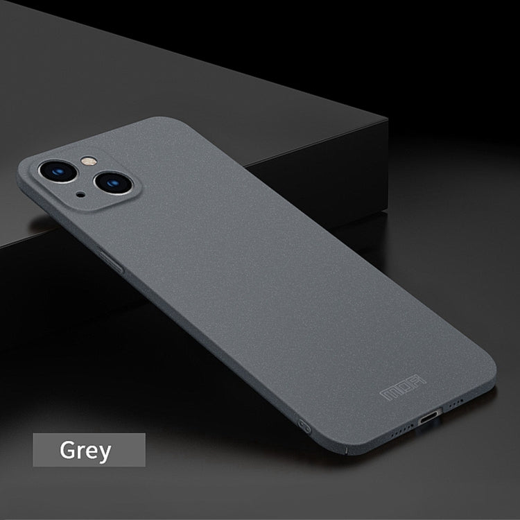 For iPhone 15 Plus  MOFI Fandun Series Frosted PC Ultra-thin All-inclusive Phone Case(Gray) - free shipping - PMC TechLife - Order now!