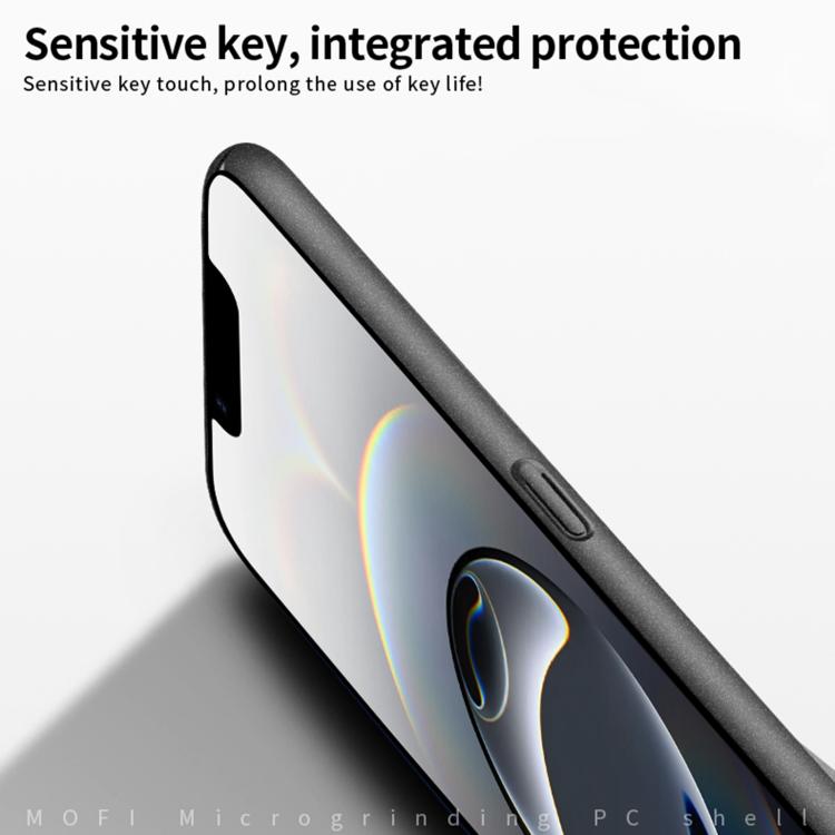 For iPhone 16e MOFI Fandun Series Frosted PC Ultra-thin All-inclusive Phone Case(Blue) - free shipping - PMc TechLife - Order now!