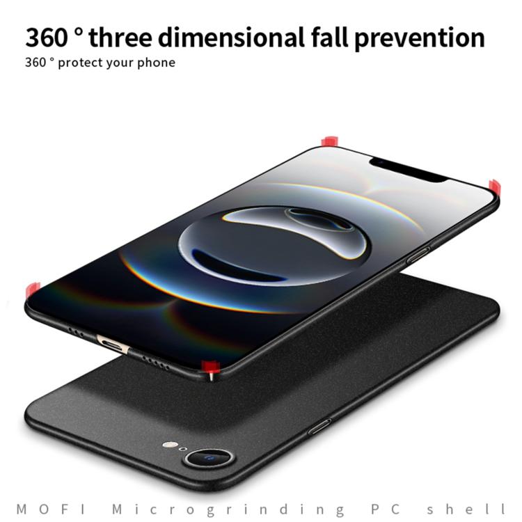 For iPhone 16e MOFI Fandun Series Frosted PC Ultra-thin All-inclusive Phone Case(Red) - free shipping - PMc TechLife - Order now!