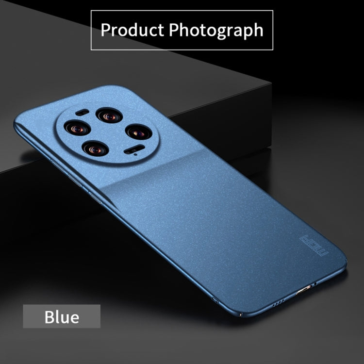 For Xiaomi 13 Ultra MOFI Fandun Series Frosted PC Ultra-thin All-inclusive Phone Case(Blue) - free shipping - PMC TechLife - Order now!