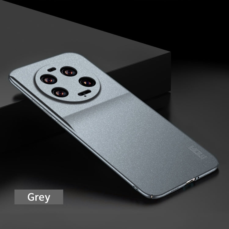 For Xiaomi 13 Ultra MOFI Fandun Series Frosted PC Ultra-thin All-inclusive Phone Case(Gray) - Xiaomi Cases by MOFI | Online Shopping South Africa | PMC TechLife