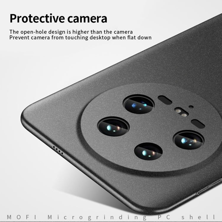 For Xiaomi 14 Ultra MOFI Fandun Series Frosted PC Ultra-thin All-inclusive Phone Case(Gray) - 14 Ultra Cases by MOFI | Online Shopping South Africa | PMC TechLife | Buy Now Pay Later Mobicred