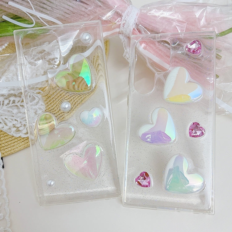 For Samsung Galaxy S23 5G Love Epoxy TPU Protective Case(Pink) - Galaxy S23 5G Cases by PMC TechLife | Online Shopping South Africa | PMC TechLife