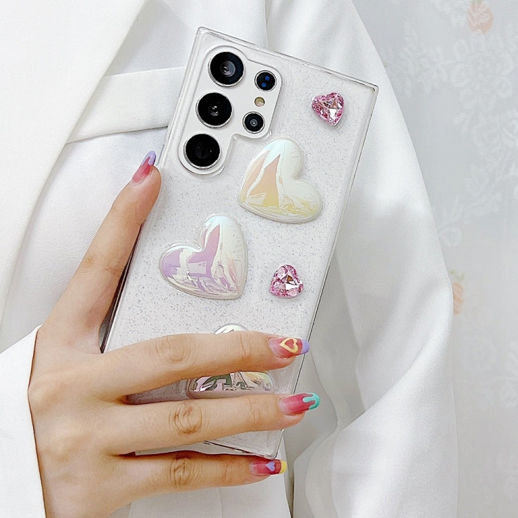 For Samsung Galaxy S23 5G Love Epoxy TPU Protective Case(Pink) - Galaxy S23 5G Cases by PMC TechLife | Online Shopping South Africa | PMC TechLife