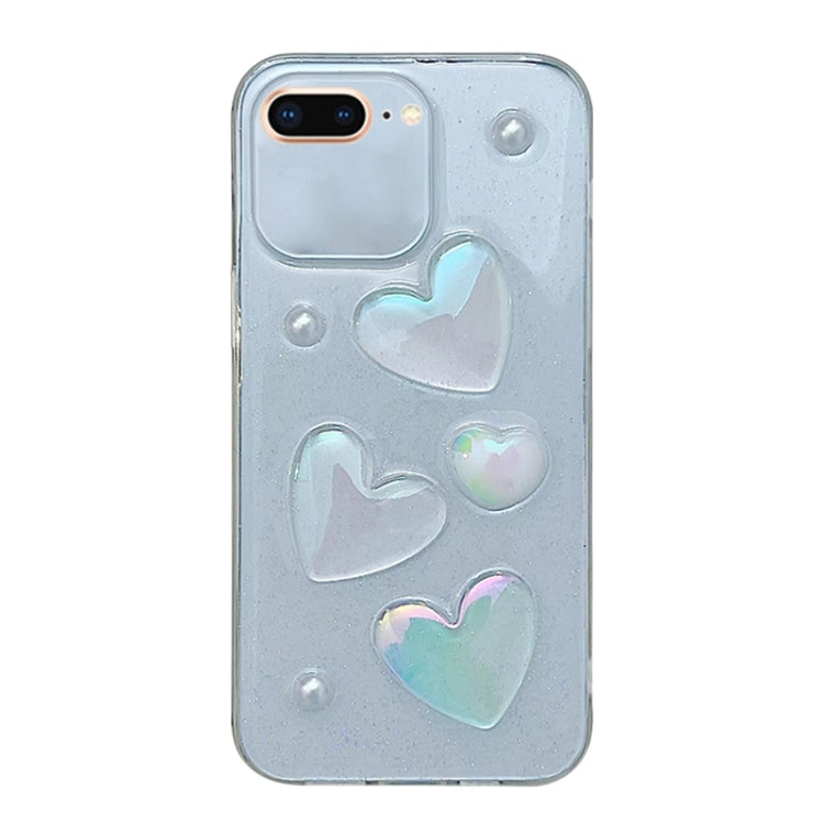 For iPhone7 Plus / 8 Plus Love Epoxy TPU Phone Case(Transparent) - free shipping - PMC TechLife - Order now!