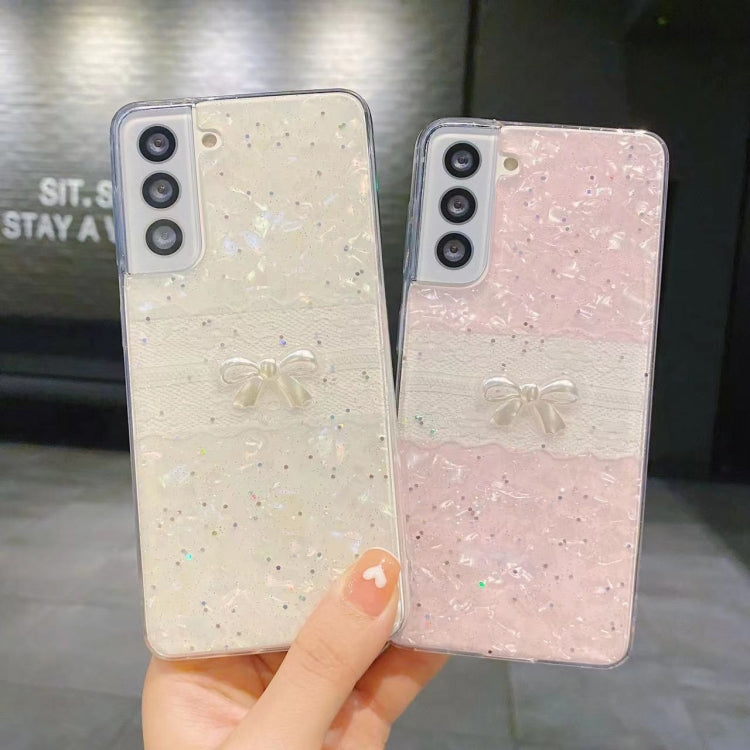 For Samsung Galaxy S23 5G Shell Pattern Bow TPU Phone Protective Case(Pink) - Galaxy S23 5G Cases by PMC TechLife | Online Shopping South Africa | PMC TechLife