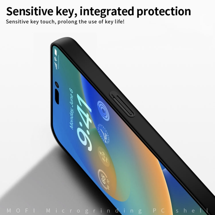 For iPhone 15 Pro MOFI Frosted PC Ultra-thin Hard Phone Case(Red) - iPhone 15 Pro Cases by MOFI | Online Shopping South Africa | PMC TechLife | Buy Now Pay Later Mobicred