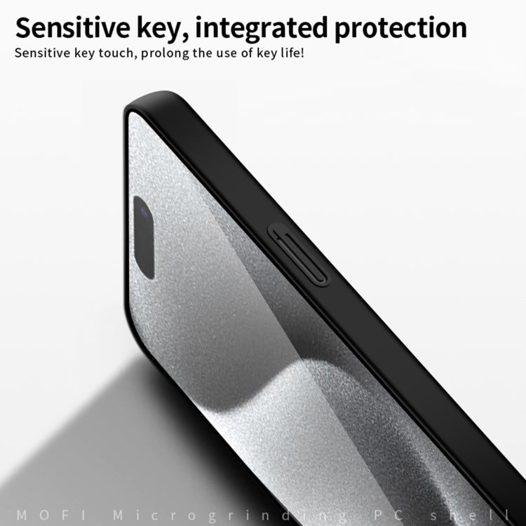 For iPhone 16 Pro Max MOFI Frosted PC Ultra-thin Hard Phone Case(Black) - free shipping - PMC TechLife - Order now!