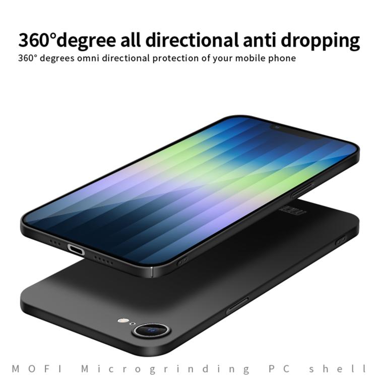For iPhone SE 2024 MOFI Frosted PC Ultra-thin Hard Phone Case(Blue) - free shipping - PMC TechLife - Order now!