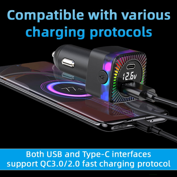 YQ3 66W Super Fast Charging 5 Port Rear Seat Extended Car Charger - Car Charger by PMC TechLife | Online Shopping South Africa | PMC TechLife | Buy Now Pay Later Mobicred