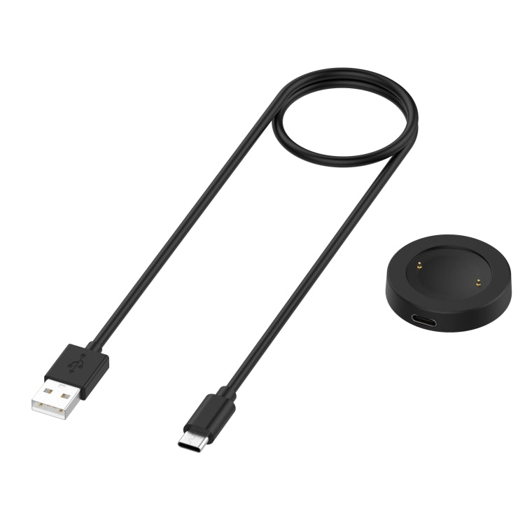 For Honor Watch GS3 TMA-L19 Split Mmagnetic Suction Watch Charging Cable, Length: 1m(Black) - Charger by PMC TechLife | Online Shopping South Africa | PMC TechLife | Buy Now Pay Later Mobicred