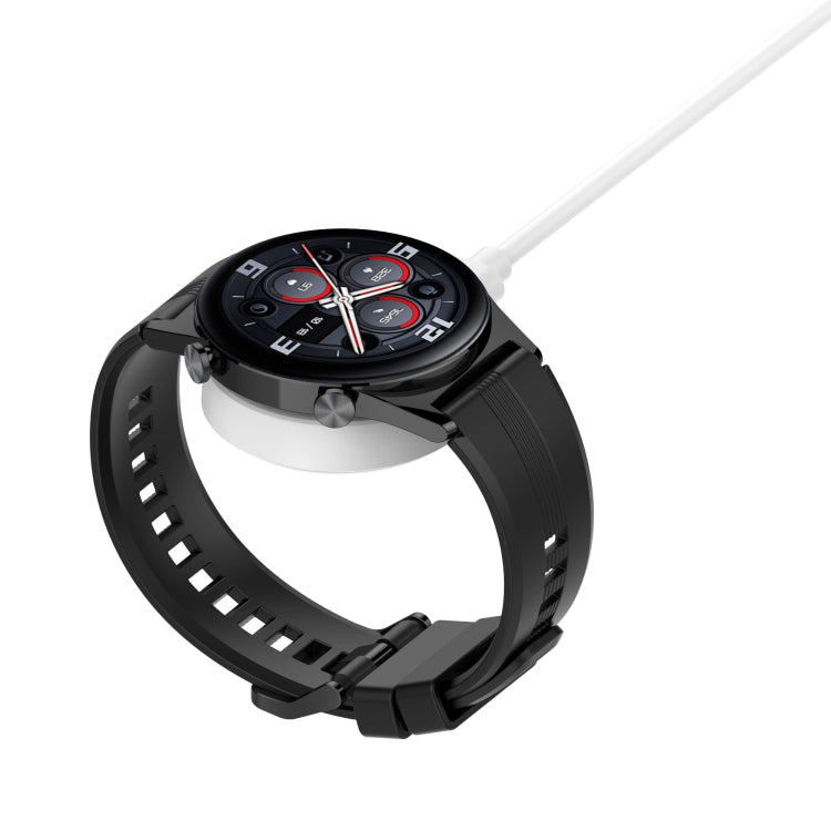 For Honor Watch GS3 MUS-B19 Split Mmagnetic Suction Watch Charging Cable, Length: 1m(White) - Charger by PMC TechLife | Online Shopping South Africa | PMC TechLife | Buy Now Pay Later Mobicred