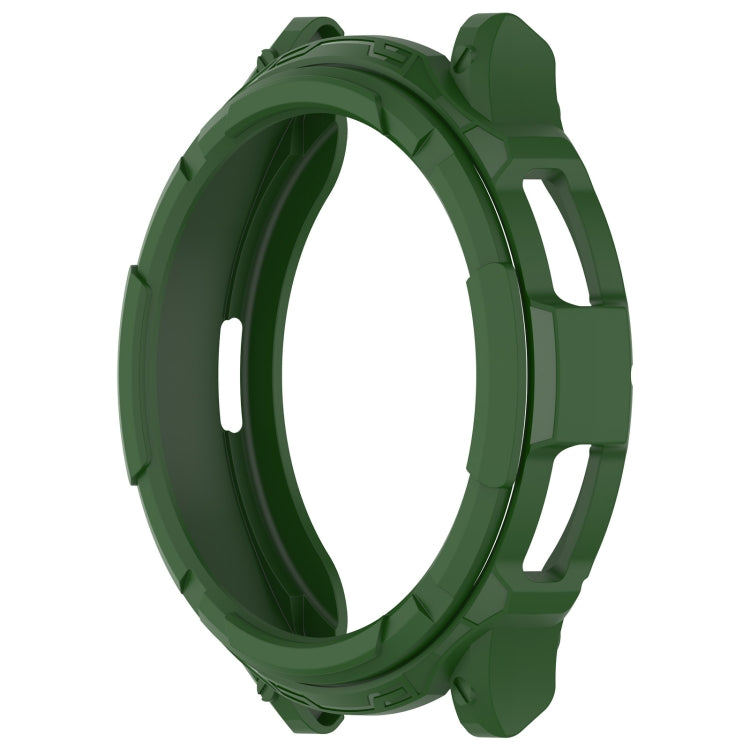 For Samsung Galaxy Watch 6 Classic 43mm Rotating Ring  + TPU Armor Watch Protective Case(Green) - Watch Cases by PMC TechLife | Online Shopping South Africa | PMC TechLife